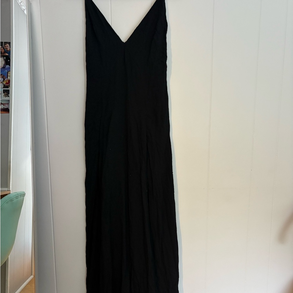 Cotton Candy Black Maxi Dress